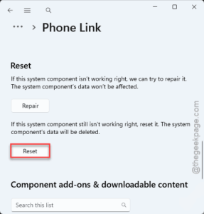 reset phone link 1