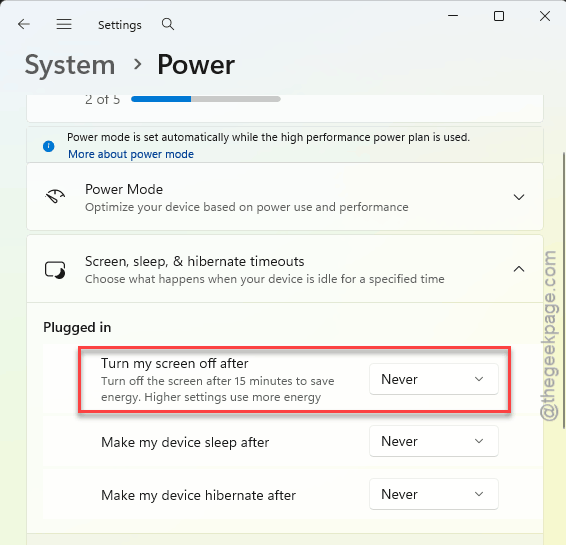 Fix Lenovo ThinkPad Static Freezes in Windows 11 (No BSOD) 1 turn off screen never