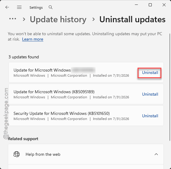 Fix KB5121767 Causing BSODs & Crashes on Non-Dell PCs 3 uninstall it