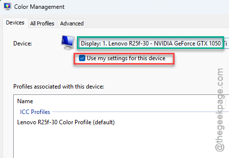Fix HDR Calibration Profile Resetting on Reboot (Win 11) 2 use my settings for this device