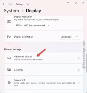 advanced display
