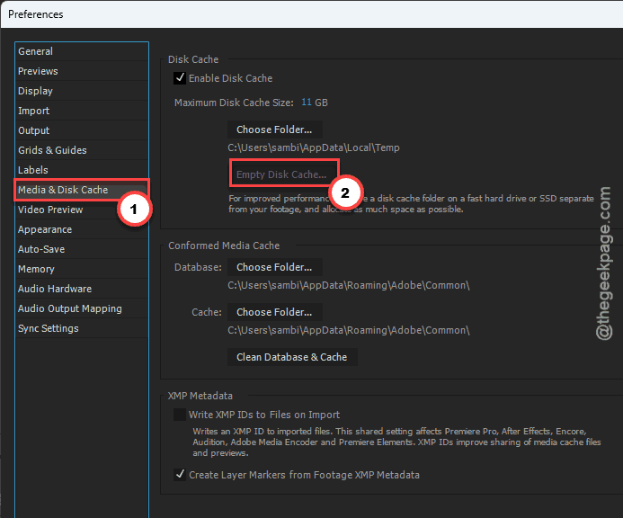 After Effects 2026 Out of Memory and Spacebar Freeze - How to Fix 2 empty disk cache after effects