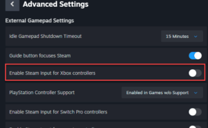 enable steam input for xbox disable e1790608495977