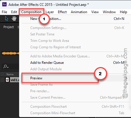 After Effects 2026 Out of Memory and Spacebar Freeze - How to Fix 1 preview composition