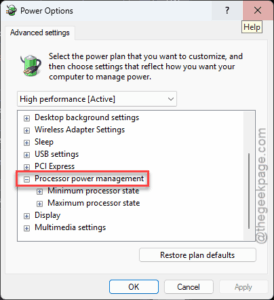 processor power management