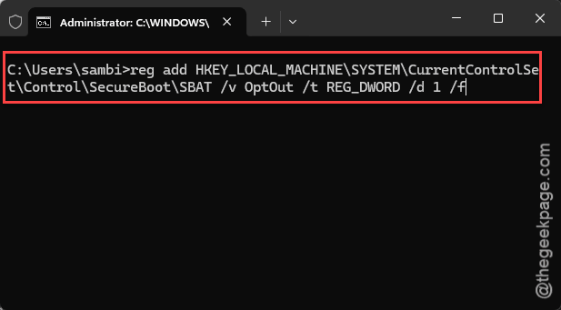 Fix Linux Dual Boot "SBAT Self-Check Failed" (Windows 11) 3 reg add hkey local machine