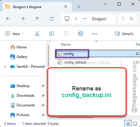 Fix Dragon's Dogma 2 Crashing on Startup & Character Creator 2 rename as config backup ini