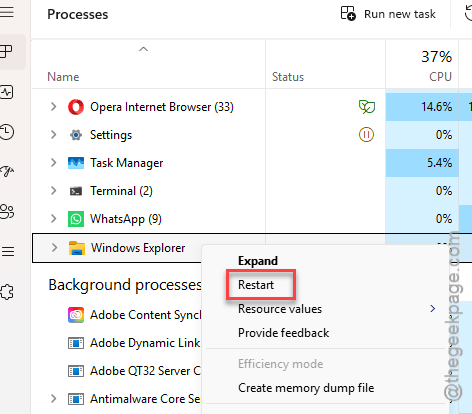 Fix Taskbar System Tray Icons Overlapping in Win 11 1 restart windows
