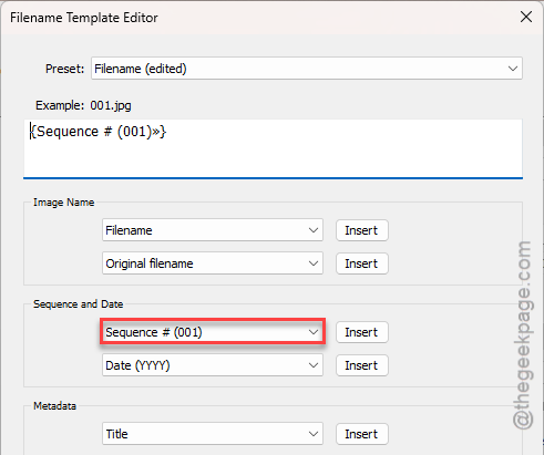 Lightroom Classic v15 Skipping Export Sequence Numbers - How to Fix 3 sequence 001
