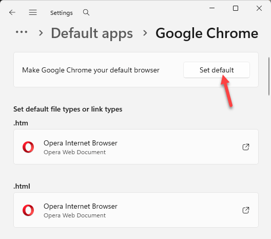 Fix Outlook Links Not Opening and MAPI Freezes in Windows 11 3 set default