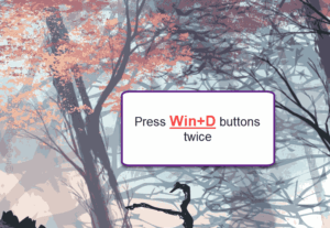 windows d button