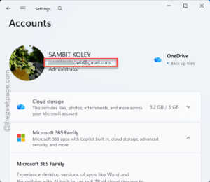 check name in settings