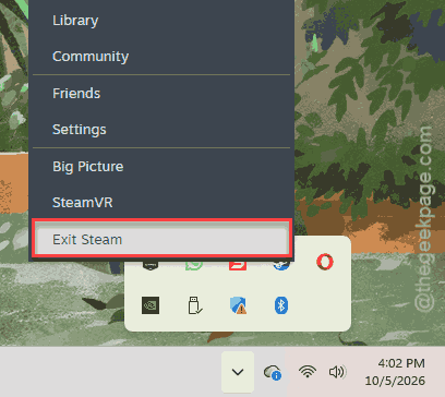 Fix Abiotic Factor Dedicated Server Incompatible Error in Windows 11, 10 1 exit steam 1