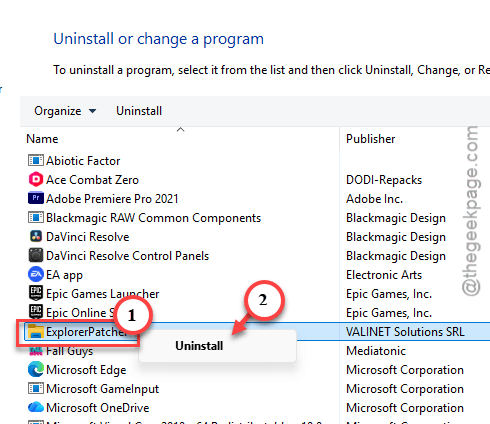 Fix Windows 11 Black Desktop After KB5124008 3 explorer patcher uninstall