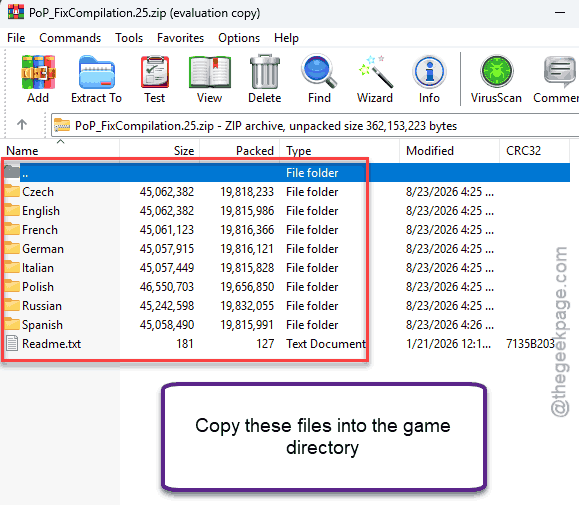 Fix Prince of Persia Sands of Time Stretched HUD (GOG Patch) 1 extract to pop install folder