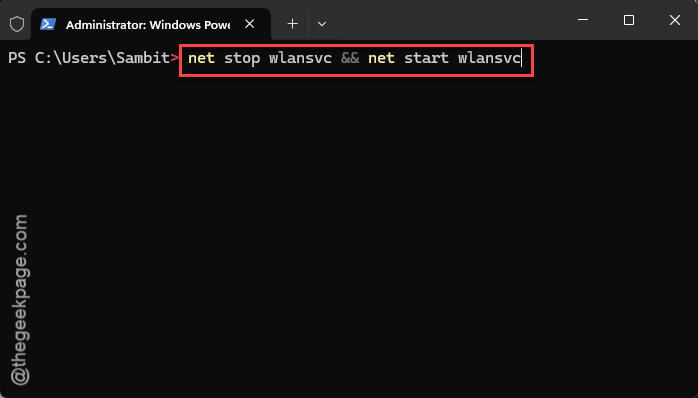 Fix Wi-Fi 7 WPA3 "Can't Connect" Error on 6 GHz (Windows 11) 3 net stop wlansvc