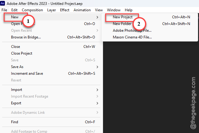 Fix After Effects 26.2 VRAM Out of Memory and Black Screen 1 new project adobe after effects